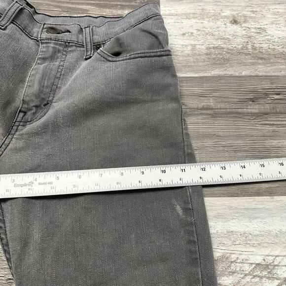 Levis 511 Faded Gray Mens 32x28 Slim Fit Mid Rise Stretch Denim Jeans Red Tab‎ - Picture 11 of 12